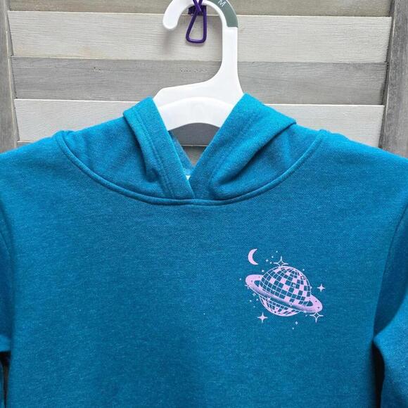 Girls' Fleece Pullover Hoodie | Cat & Jack | Small (6/7) - Picture 5 of 11